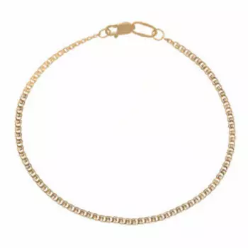 Золотой браслет плетение "Love"