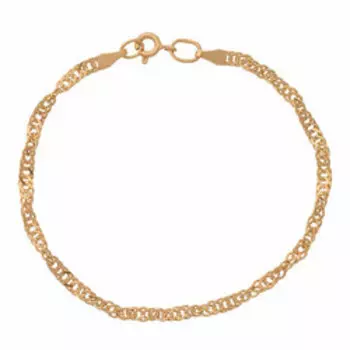 Золотой браслет плетение "Сингапур"