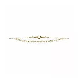 Золотой браслет плетение "Якорное"