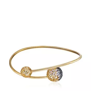 Золотой браслет с цирконием