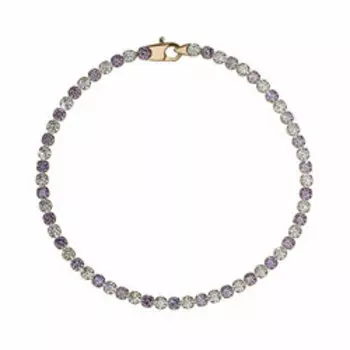 Золотой браслет с фианитами