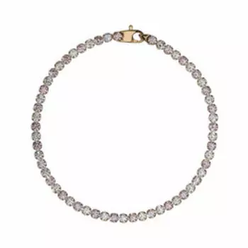 Золотой браслет с фианитами