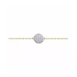 Браслет из золота с фианитами