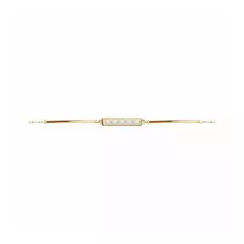 Браслет из золота с фианитами