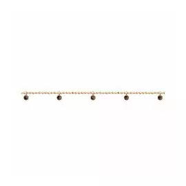 Золотой браслет с гранатами