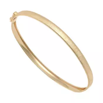 Золотой браслет с матированием