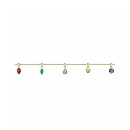 Золотой браслет с самоцветами