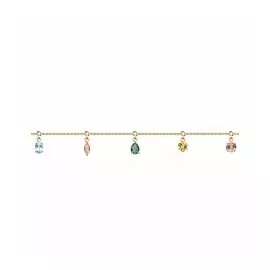 Золотой браслет с самоцветами