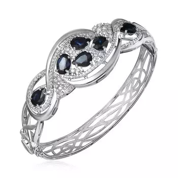 Золотой браслет с сапфирами