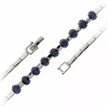 Золотой браслет с сапфирами