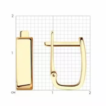 Золотые серьги