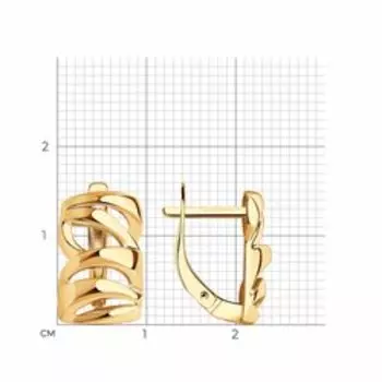 Золотые серьги