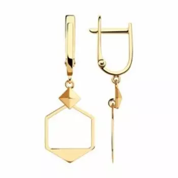 Золотые серьги