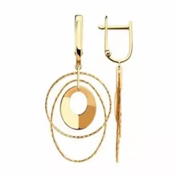 Золотые серьги