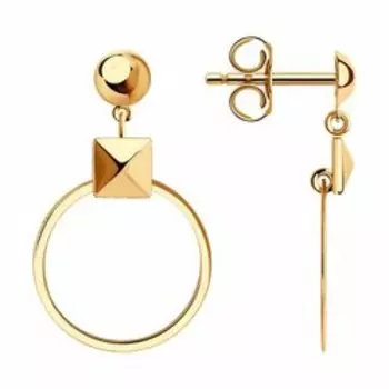 Золотые серьги