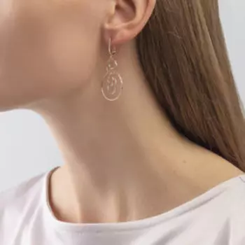 Золотые серьги