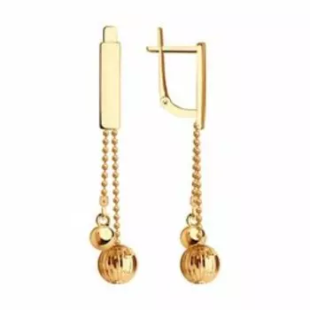 Золотые серьги