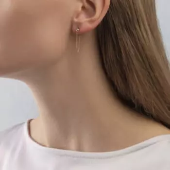 Золотые серьги