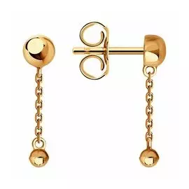 Золотые серьги