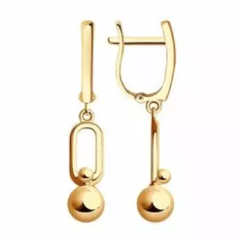 Золотые серьги