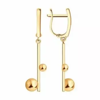 Золотые серьги