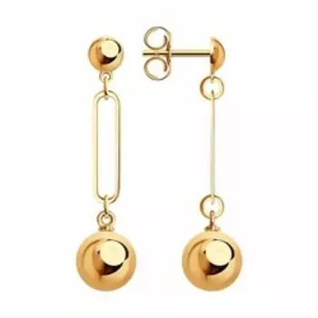 Золотые серьги