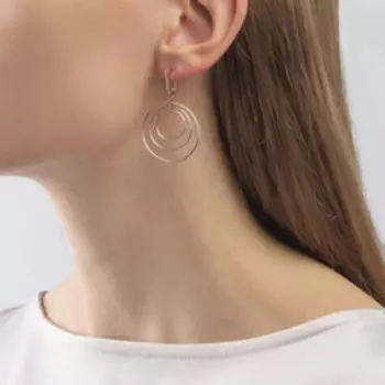 Золотые серьги