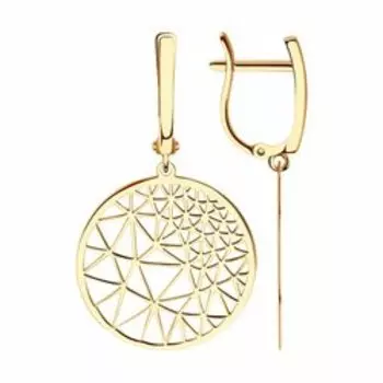 Золотые серьги