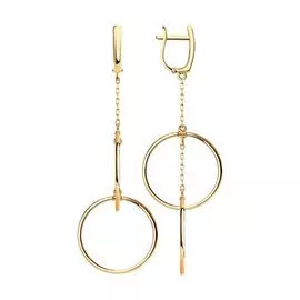 Золотые серьги