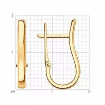 Золотые серьги