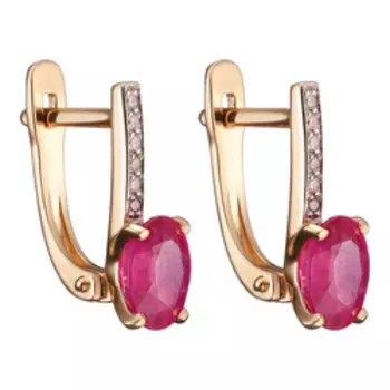 Золотые серьги 585 пробы