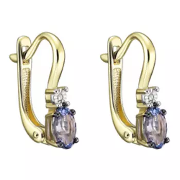 Золотые серьги 585 пробы