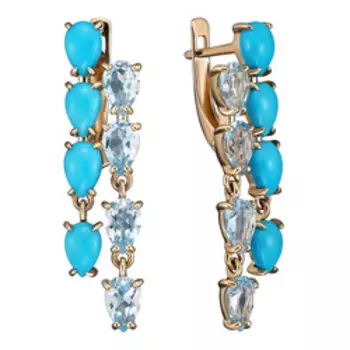 Золотые серьги 585 пробы