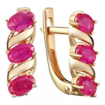 Золотые серьги 585 пробы