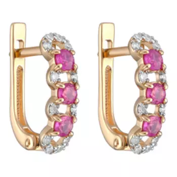 Золотые серьги 585 пробы