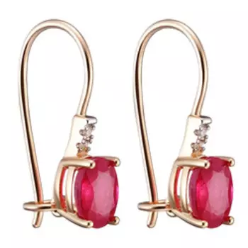 Золотые серьги 585 пробы