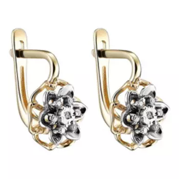 Золотые серьги 585 пробы