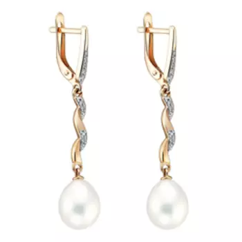 Золотые серьги 585 пробы