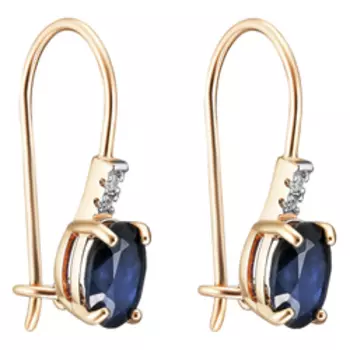 Золотые серьги 585 пробы