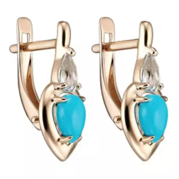 Золотые серьги 585 пробы