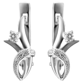 Золотые серьги 585 пробы