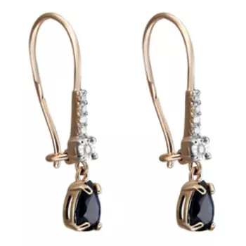 Золотые серьги 585 пробы