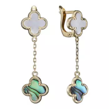 Золотые серьги 585 пробы