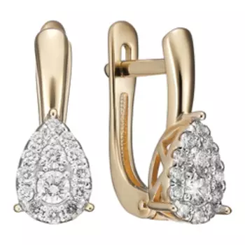 Золотые серьги 585 пробы