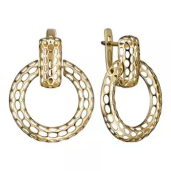 Золотые серьги 585 пробы