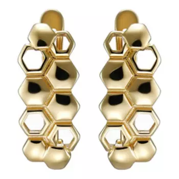 Золотые серьги 585 пробы