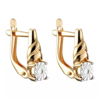 Золотые серьги 585 пробы