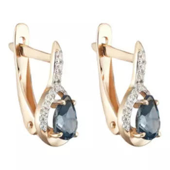 Золотые серьги 585 пробы