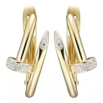 Золотые серьги 585 пробы