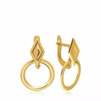 Золотые серьги 585 пробы
